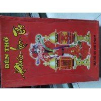 Đèn thờ  cổ bằng đồng Phúc Lộc Thọ